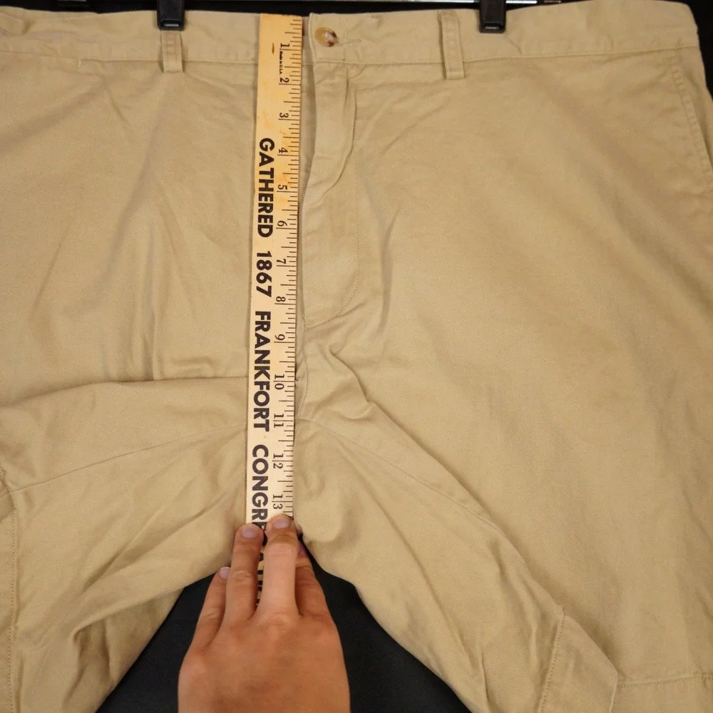 Polo Ralph Lauren Chino Shorts Mens 42 Tan Khaki Classic Fit Cotton Casual